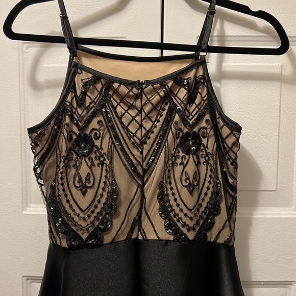 High low sequins silk dress size 7 - Picture 4 of 4